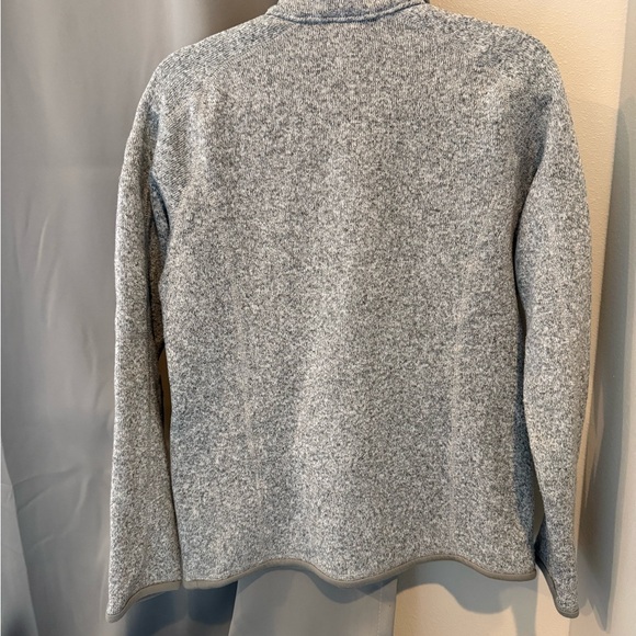 Patagonia Birch White Quarter Zip Pullover with Logo - Picture 4 of 4